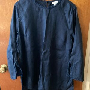 J. Jill Navy Blue Blouse